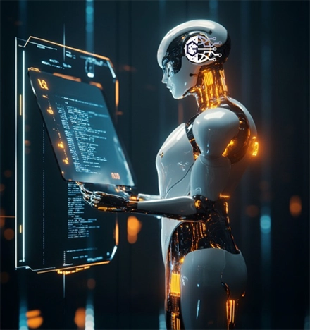Robot Homepage AI Generated
