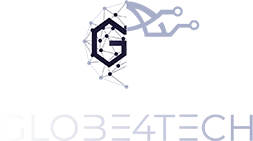 Globe4tTech logo white